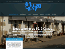 Tablet Screenshot of calypso-carnac.com